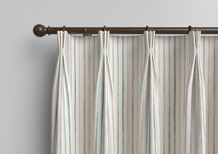 Vintage Stripe, Pastels - Made to Measure Curtains - Image 11